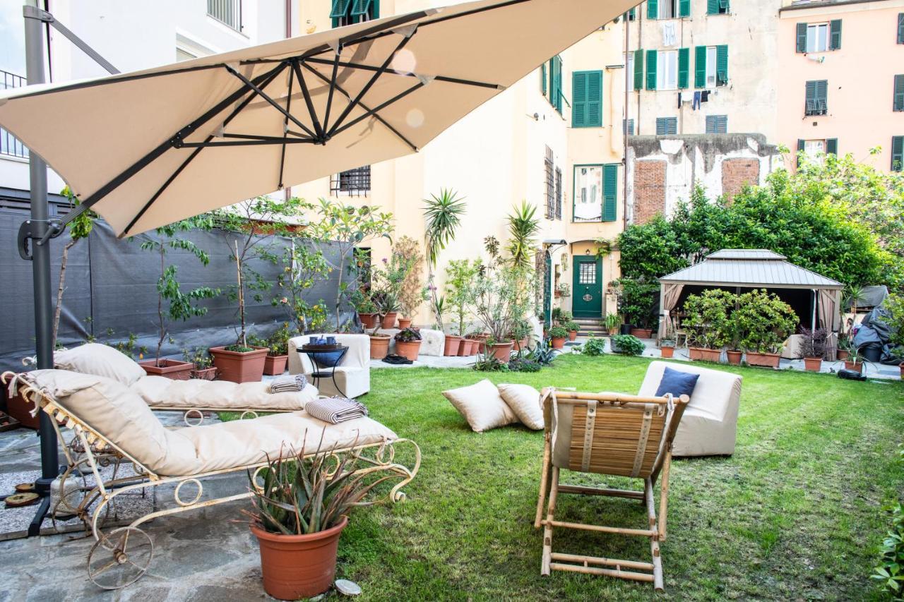 Giardino In Centro Storico -Appartamento Con Giardino, Genova Centro Storico, Acquario Eksteriør billede